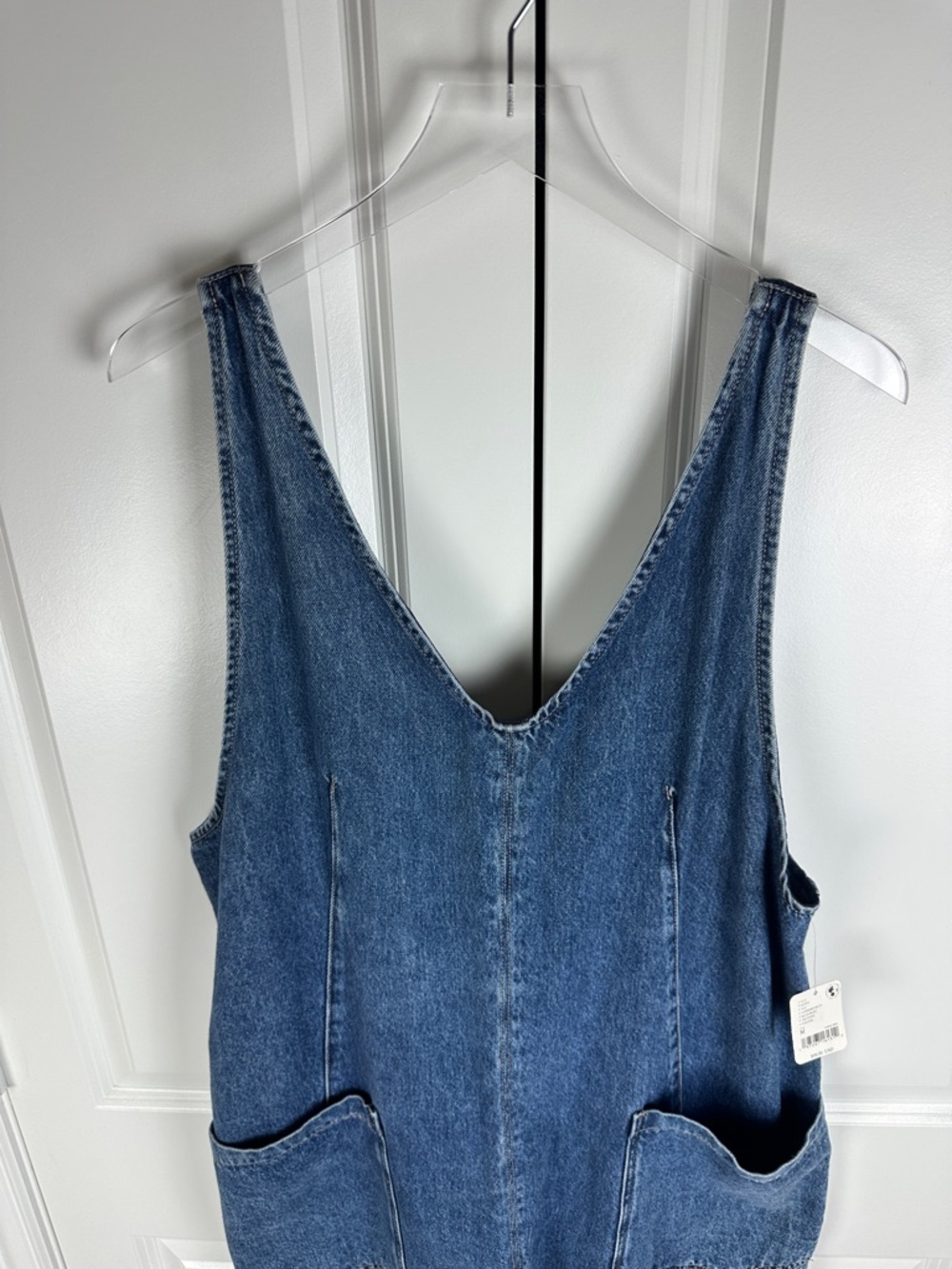 Free People We The Free High Roller Jumpsuit in Sapphire Blue - Picture 8 of 15